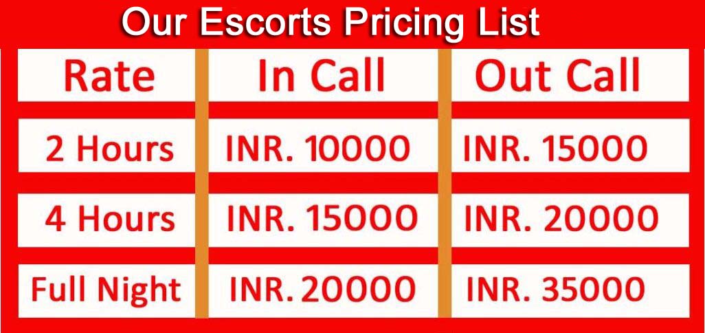 Pune Escorts Pricing